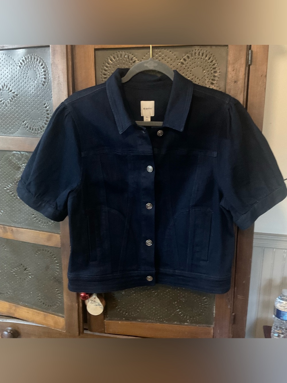 Anthropologie Maeve Jean Jacket XL